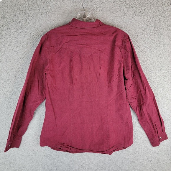 Roper Womens Top Size Large Collared Pearl Snap Up Long Sleeve - Picture 2 of 9